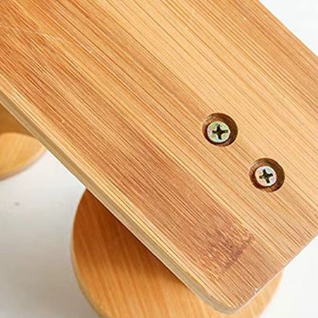 Hot Ceramic Small Pumpkin Pot, 3-Tier Indoor Desk Set with Drainage, Mini Bamboo Stand Succulent Planter.